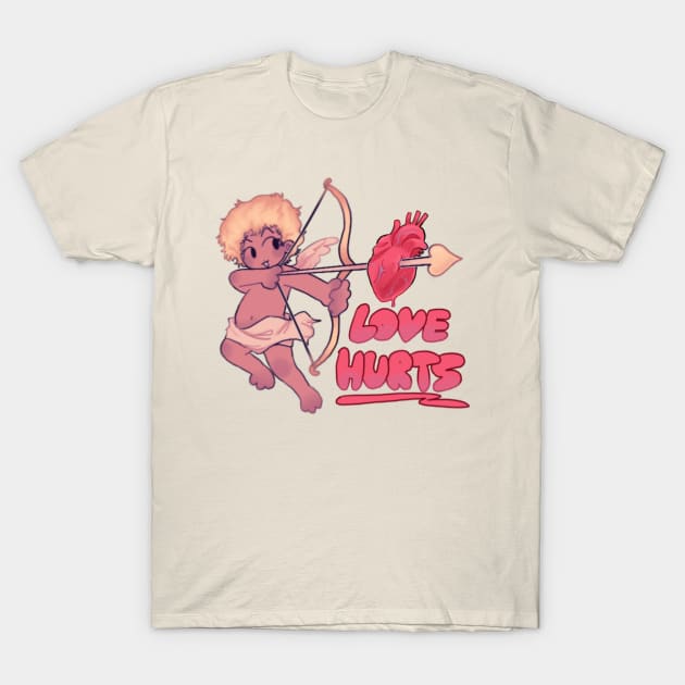 Love Hurts! T-Shirt by YumeRabbet